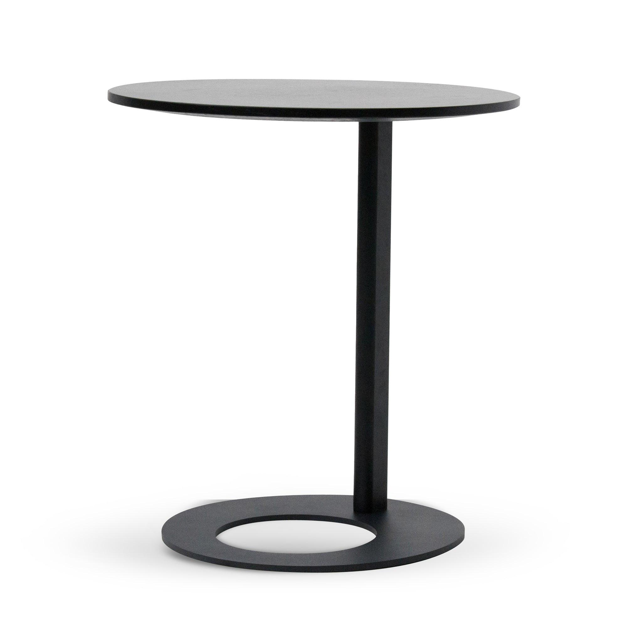 Ex Display - Nielsen 50cm Wooden Side Table - Full Black Side Table M-Sun-Core   