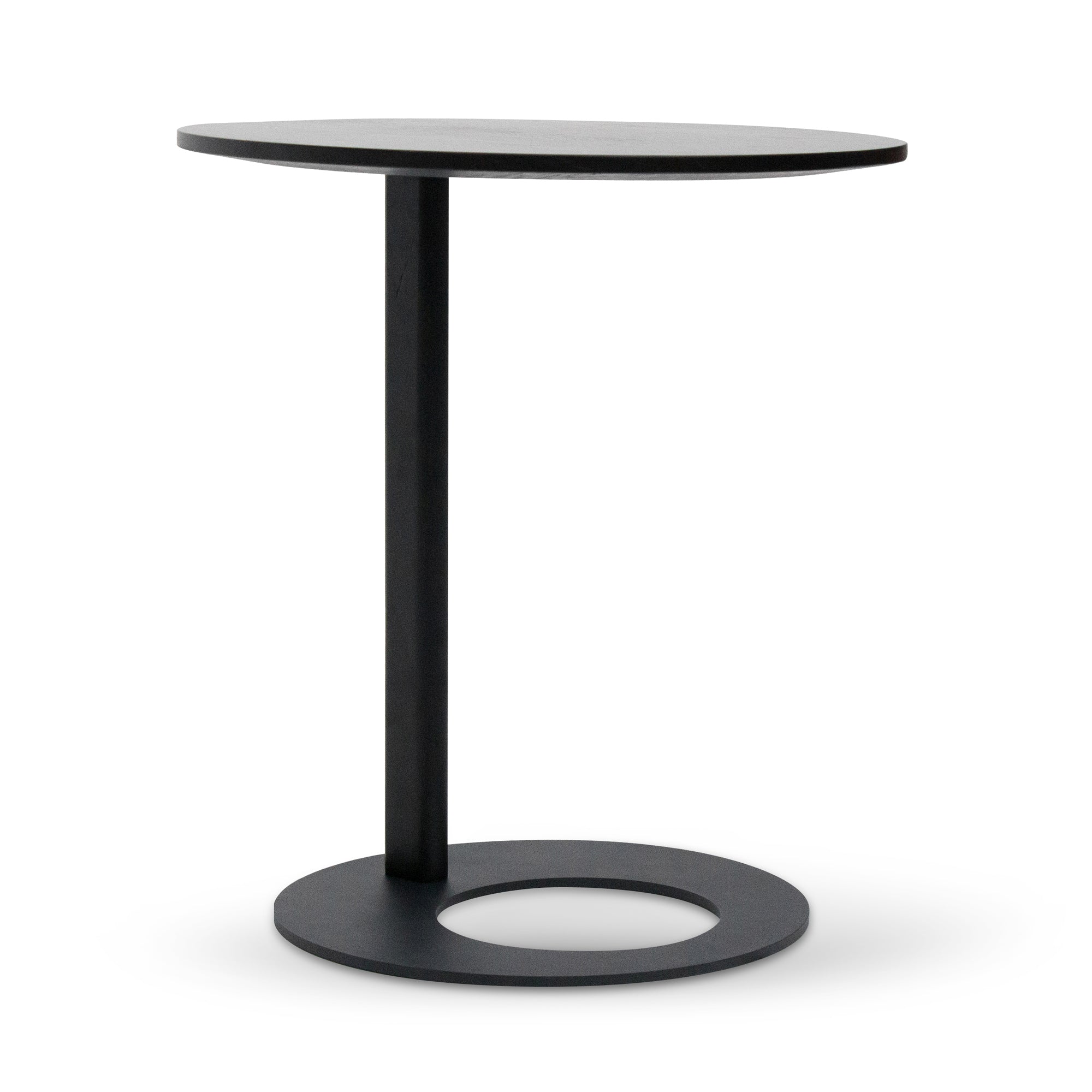 Ex Display - Nielsen 50cm Wooden Side Table - Full Black Side Table M-Sun-Core   