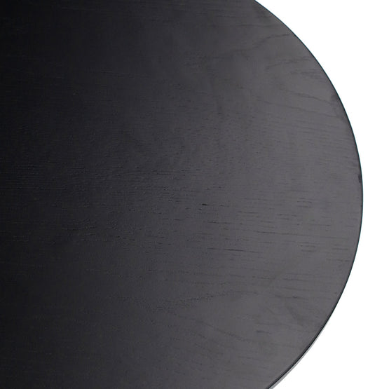 Nielsen 50cm Wooden Side Table - Full Black Side Table M-Sun-Core   