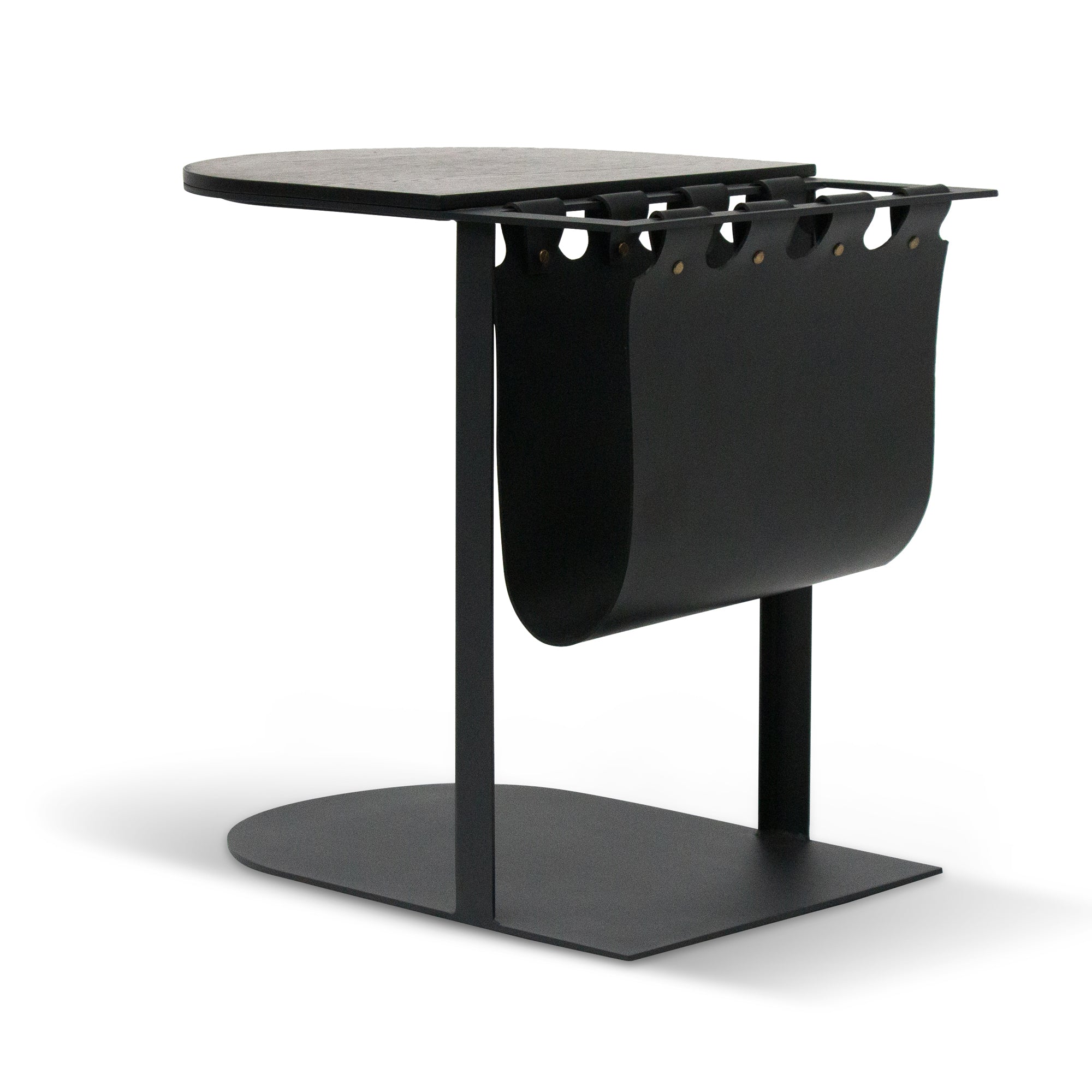 Gonzales 55cm Side Table - Full Black Side Table M-Sun-Core   
