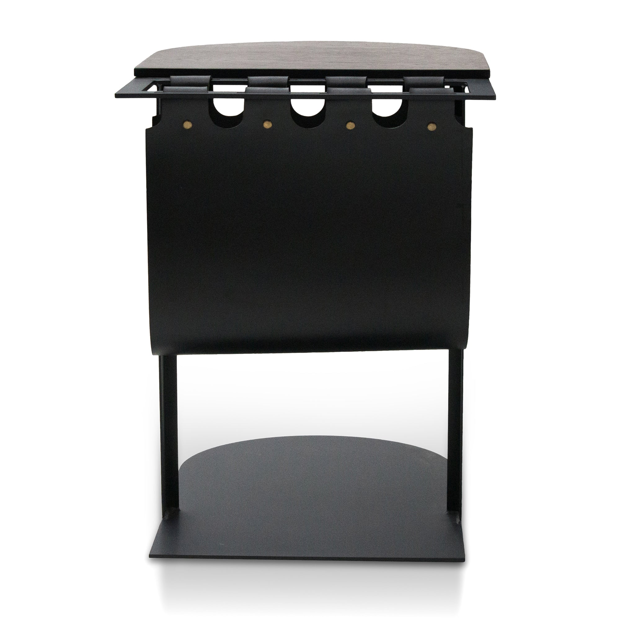 Gonzales 55cm Side Table - Full Black Side Table M-Sun-Core   