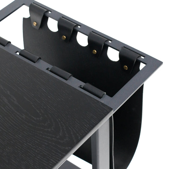 Gonzales 55cm Side Table - Full Black Side Table M-Sun-Core   