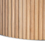 Macleod 1.3m Marble Top Oval Coffee Table - Natural Coffee Table Dwood-Core   