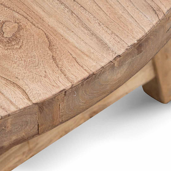 Diya 100cm Elm Coffee Table - Natural Coffee Table Reclaimed-Core   