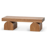 Ex Display - Henley 1.3m Elm Coffee Table - Natural Coffee Table Nicki-Core   