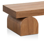 Henley 1.3m Elm Coffee Table - Natural Coffee Table Nicki-Core   