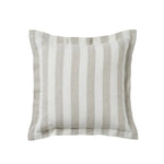 Weave Luca 50cm European Linen Stripe Cushion - Linen CU7128-WE