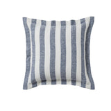 Ex Display - Weave Luca 50cm European Linen Stripe Cushion - Ocean Cushion Weave-Local
