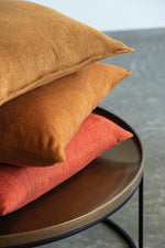 Mulberi Indira Linen Cushion - Tobacco Cushion Furtex-Local   