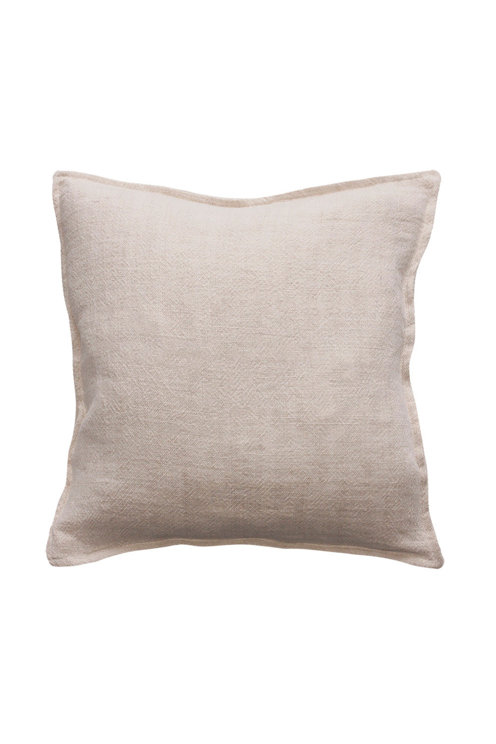 Ex Display - Baya Flaxmill Linen Cushion - Nude Cushion Furtex-Local