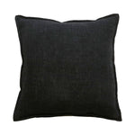 Baya Flaxmill Linen Cushion - Black Cushion Furtex-Local