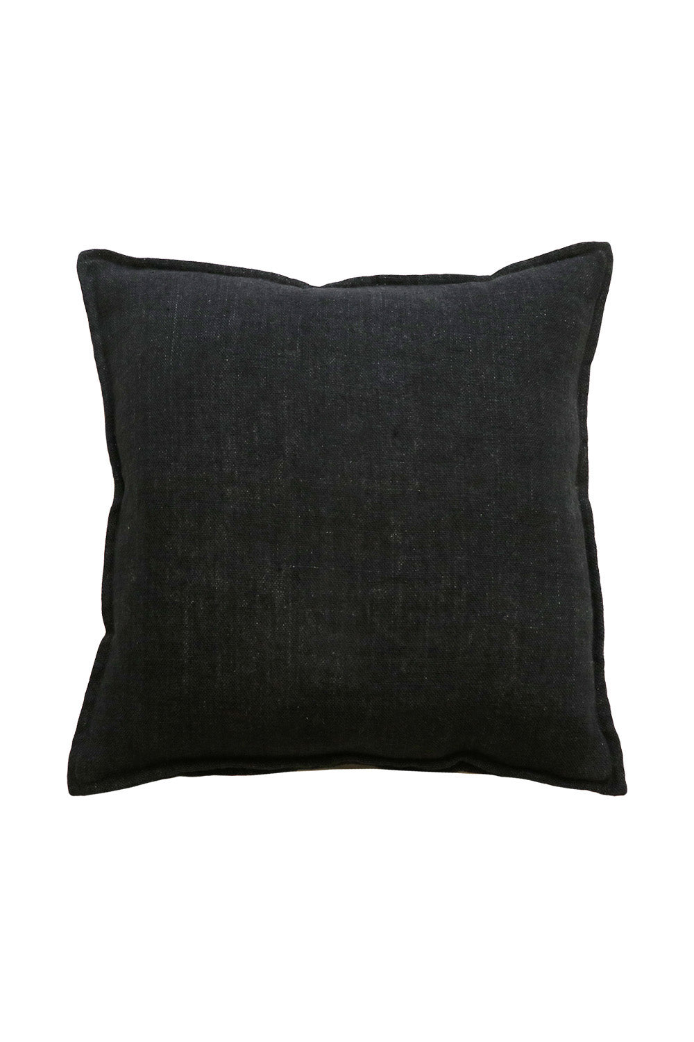 Baya Flaxmill Linen Cushion - Black Cushion Furtex-Local