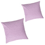 Set of 2 - Charlie 50cm Square Cushion - Lavender Cushion Warran-Local   