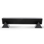 Davila 1.9m Elm Bench - Full Black Bench Nicki-Core   