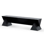 Davila 1.9m Elm Bench - Full Black Bench Nicki-Core   