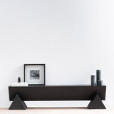 Davila 1.9m Elm Bench - Full Black Bench Nicki-Core   