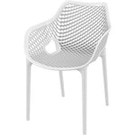 Aro Indoor / Outdoor Dining Armchair - White Outdoor Chair Furnlink-Local   