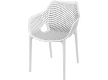 Aro Indoor / Outdoor Dining Armchair - White Outdoor Chair Furnlink-Local   