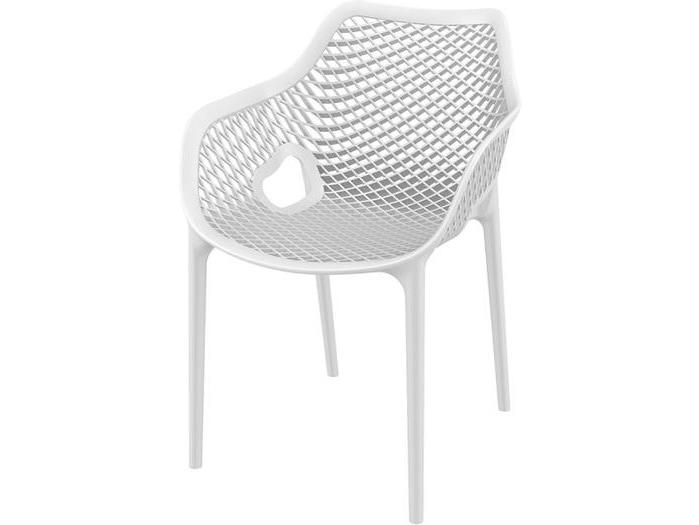 Aro Indoor / Outdoor Dining Armchair - White Outdoor Chair Furnlink-Local   