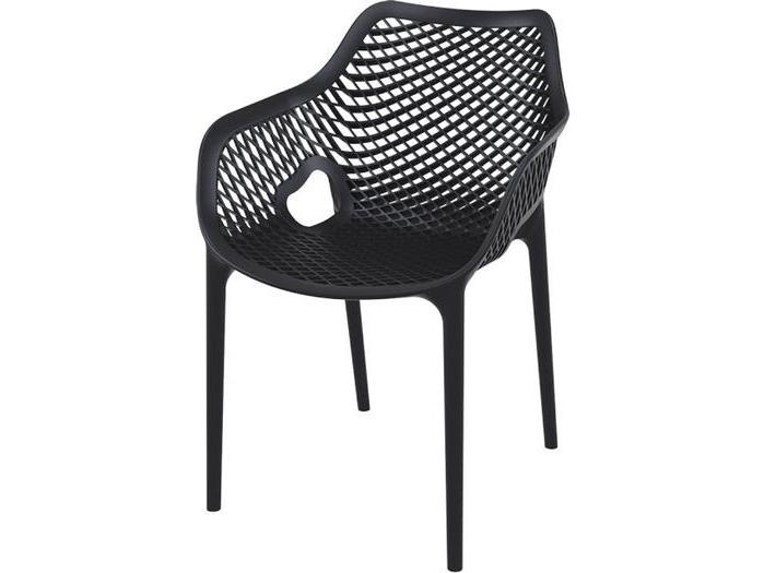 Aro Indoor / Outdoor Dining Armchair - Black