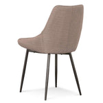 Set of 2 - Alfie Fabric Dining Chair - Brown Grey DC2001-SEx2