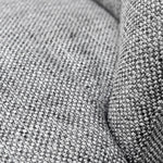 Rivera Fabric Dining Chair - Graphite Grey - Black Legs Dining Chair K Sofa-Core