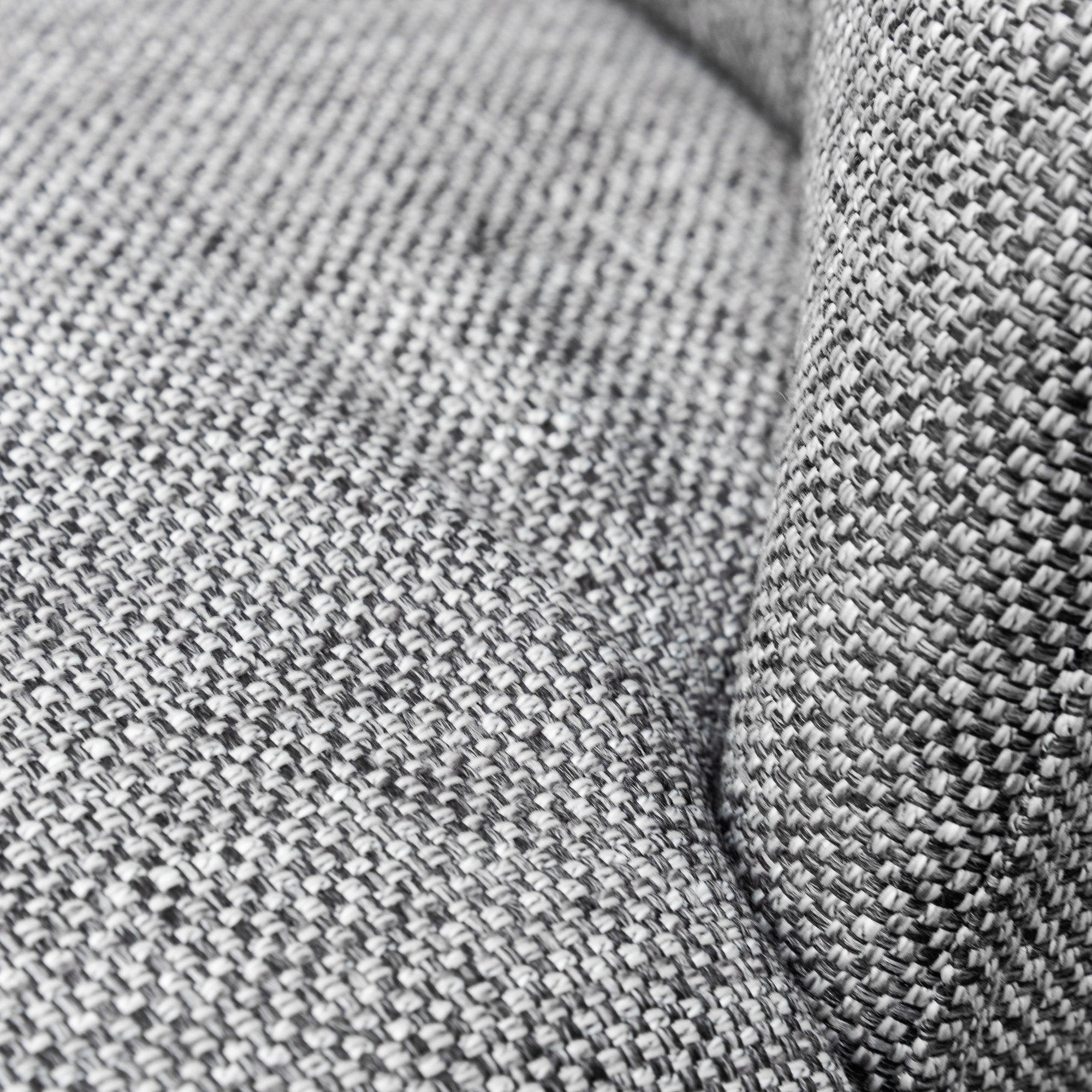 Rivera Fabric Dining Chair - Graphite Grey - Black Legs Dining Chair K Sofa-Core