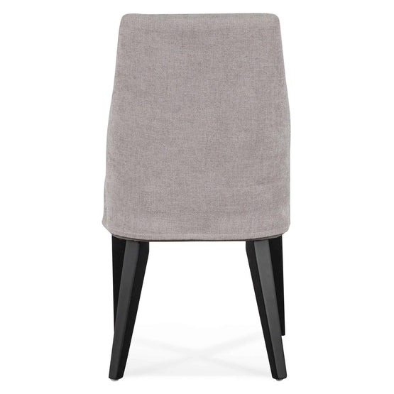 Rivera Fabric Dining Chair - Oyster Beige - Black Legs - Last One Dining Chair K Sofa-Core   