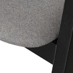 Molina Black Wood Dining Chair - Grey Seat DC6462-CU