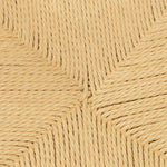 Erika Rattan Black Dining Chair - Natural Seat Dining Chair Oakwood-Core