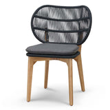 Ex Display - Jorge Outdoor Dining Chair - Anthracite Grey Cushion Outdoor Chair Eminem-Core