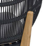 Ex Display - Jorge Outdoor Dining Chair - Anthracite Grey Cushion Outdoor Chair Eminem-Core