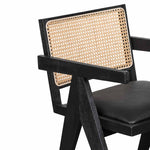 Castro Rattan Dining Chair - Black Dining Chair Chic-Core   