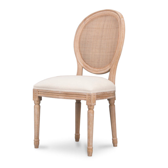 Set of 2 - Lenora ELM Dining Chair - Light Beige Dining Chair LJ-Core   
