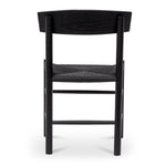 Set of 2 - Erika Rattan Dining Chair - Full Black Dining Chair Oakwood-Core   