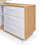 Halo 180cm Executive Office Desk With Right Return - Natural Office Desk Sun Desk-Core   