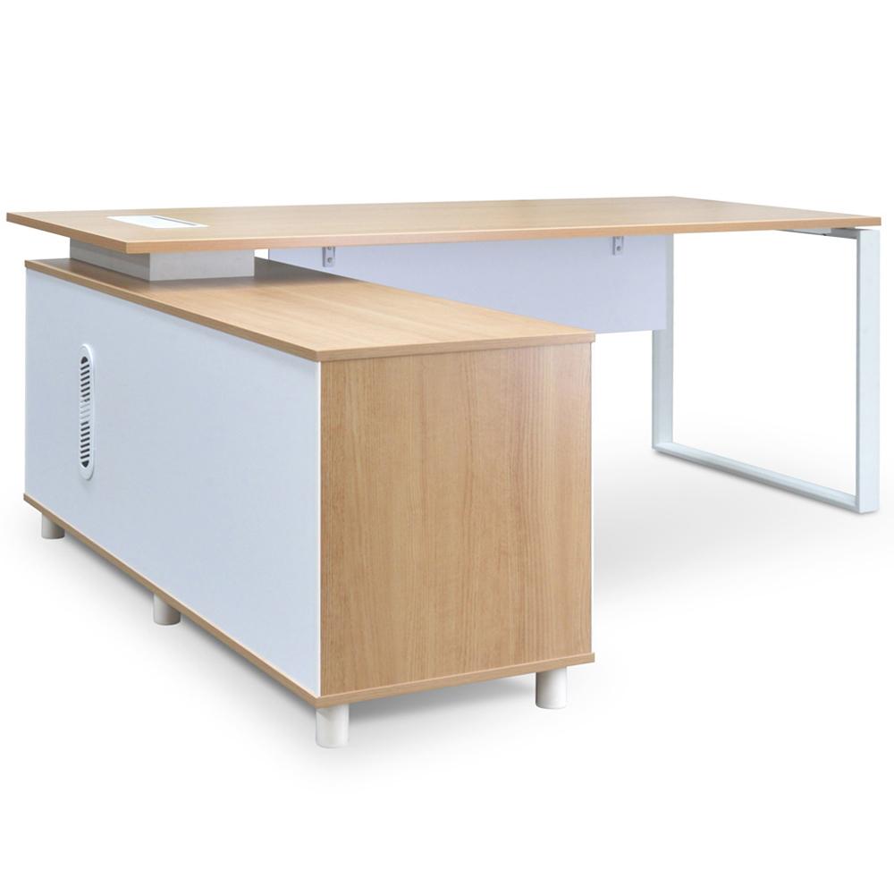 Halo 180cm Executive Office Desk With Left Return - Natural Office Desk Sun Desk-Core   