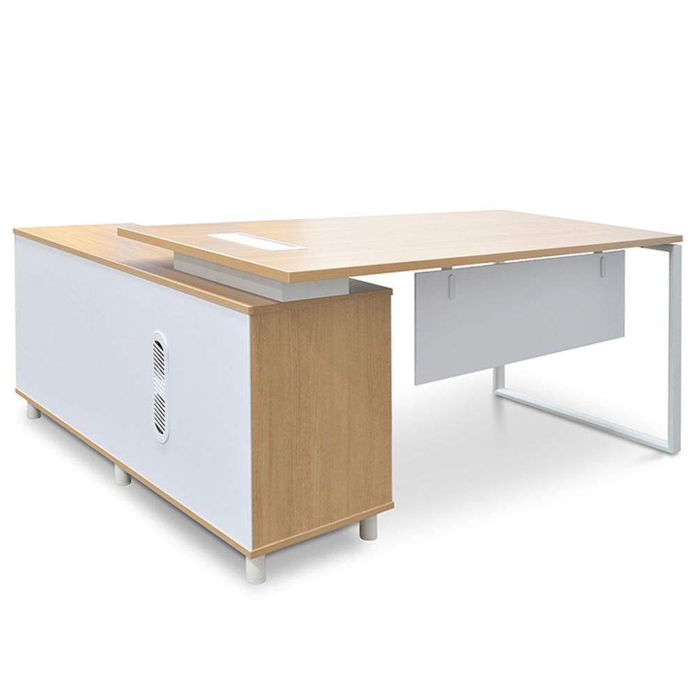 Halo 180cm Executive Office Desk With Right Return - Natural Office Desk Sun Desk-Core   