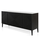 Marty 180cm Wooden Sideboard - Black Buffet & Sideboard Century-Core   