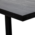 Edwin 3m Reclaimed Wood Dining Table - 120cm (W) - Full Black DT2746