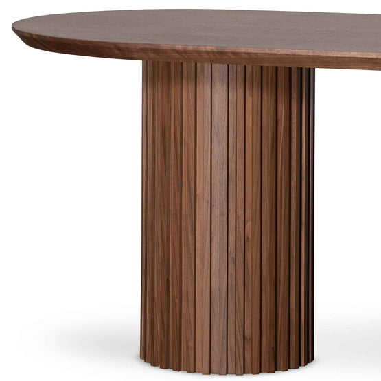 Marty 2.2m Wooden Dining Table - Walnut Dining Table Century-Core   