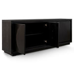 Ex Display - Bonnie 2m Wooden Buffet Unit - Textured Espresso Black Buffet & Sideboard Valerie-Core
