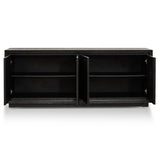 Ex Display - Bonnie 2m Wooden Buffet Unit - Textured Espresso Black Buffet & Sideboard Valerie-Core