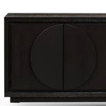 Ex Display - Bonnie 2m Wooden Buffet Unit - Textured Espresso Black Buffet & Sideboard Valerie-Core