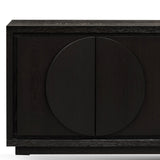Ex Display - Bonnie 2m Wooden Buffet Unit - Textured Espresso Black Buffet & Sideboard Valerie-Core