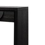Bonnie 140cm Wooden Console Table with Drawers - Textured Espresso Black Console Table Valerie-Core   