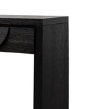 Bonnie 140cm Wooden Console Table with Drawers - Textured Espresso Black Console Table Valerie-Core   