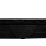 Bonnie 140cm Wooden Console Table with Drawers - Textured Espresso Black Console Table Valerie-Core   
