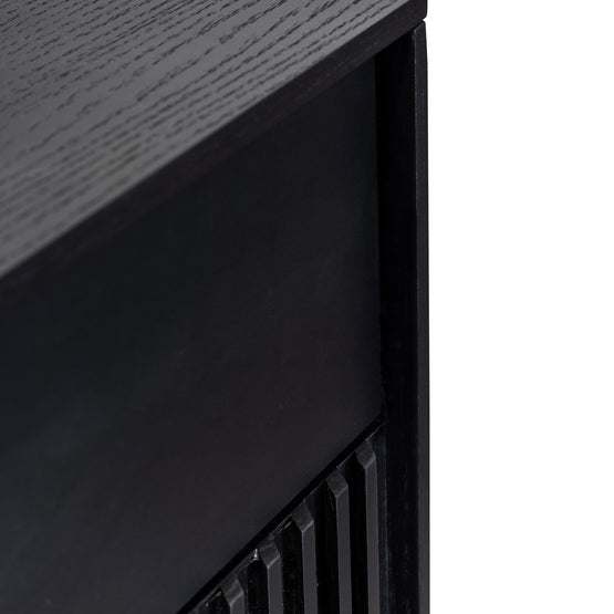 Dahlia 110cm Wooden Sideboard Unit - Black Oak Buffet & Sideboard Dwood-Core   