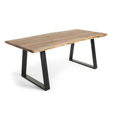 Sono 1.6 Solid Wattle Timber Dining Table - Natural Dining Table The Form-Local   